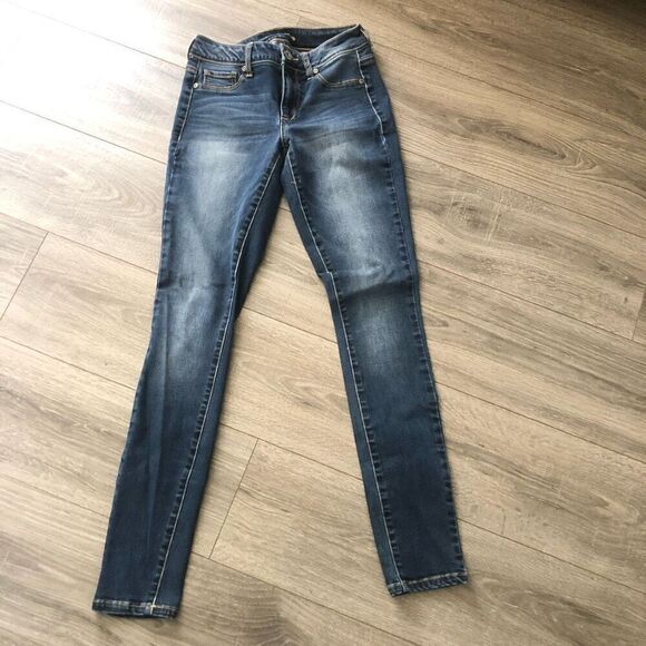 maurice’s skinny jeans size xs regular dark denim fall - Picture 1 of 7